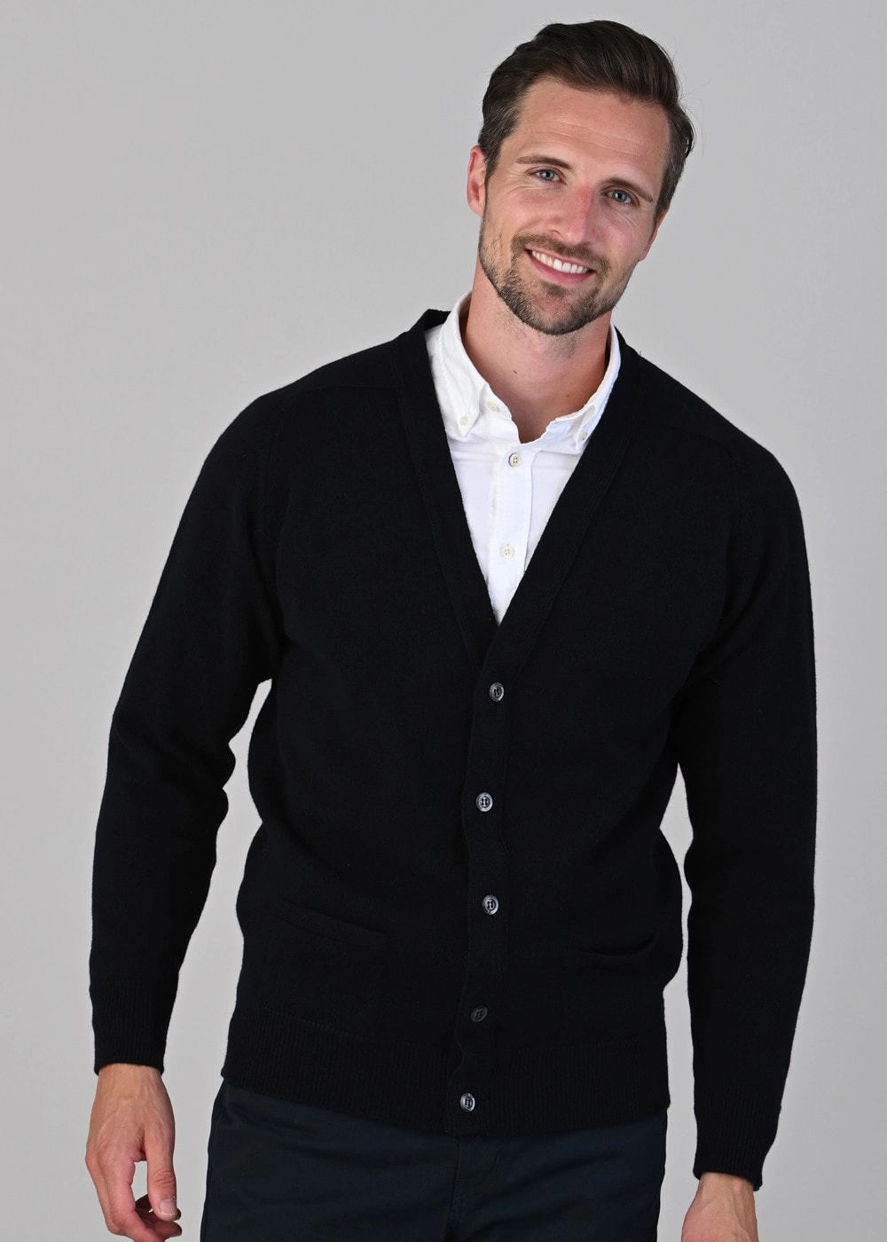 Leven 2 Ply Lambswool Cardigan Limited Stock Offer Daily Clearance Deal