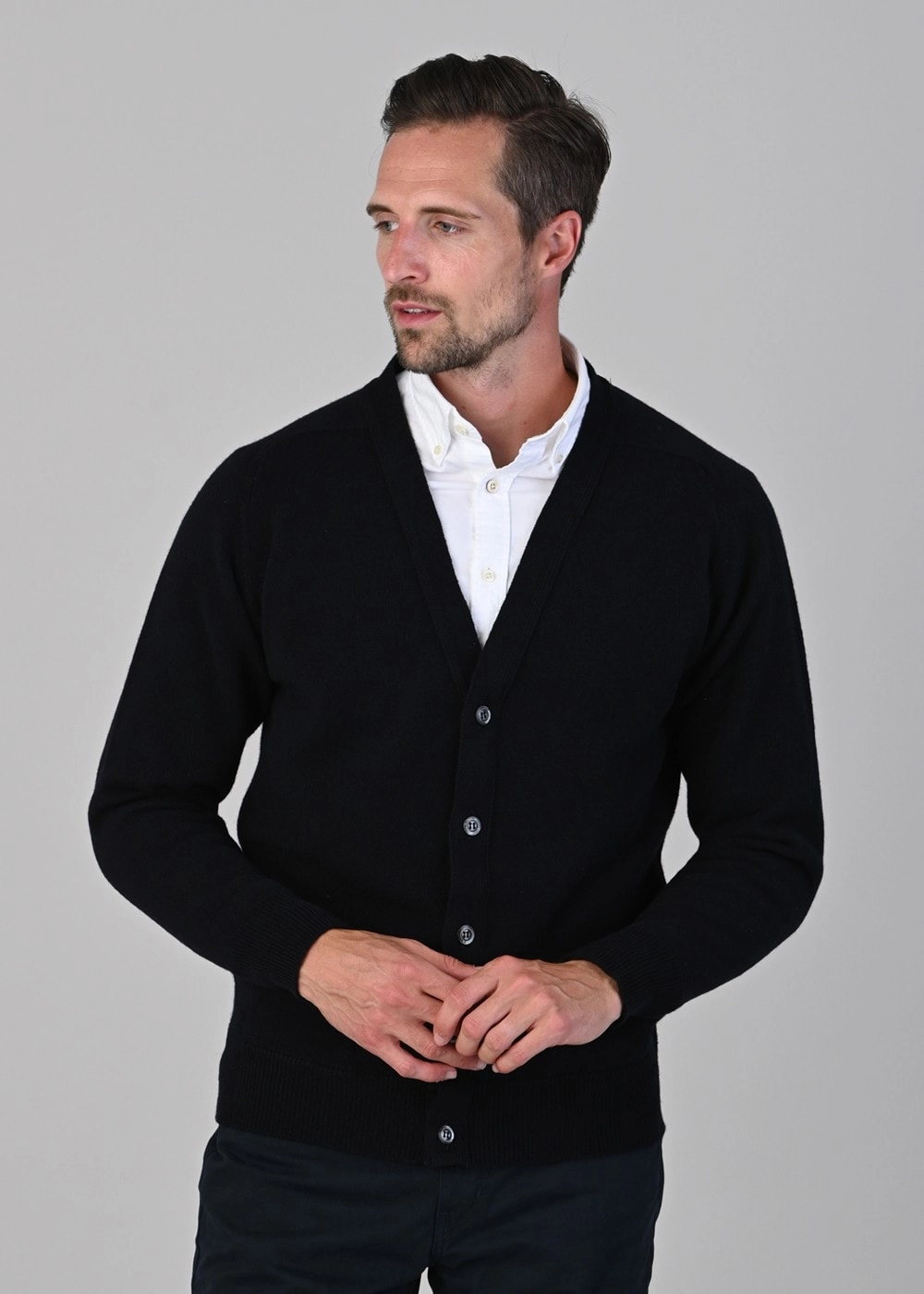 Leven 2 Ply Lambswool Cardigan Mega Hot Offer MustShop Sale