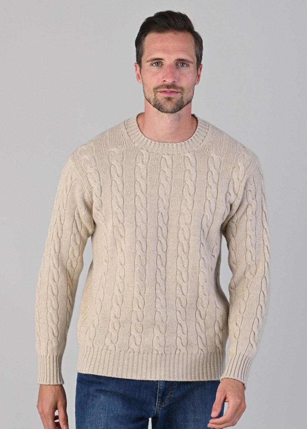 Chirnside 4 Ply Cashmere Crew Special Offer Inside