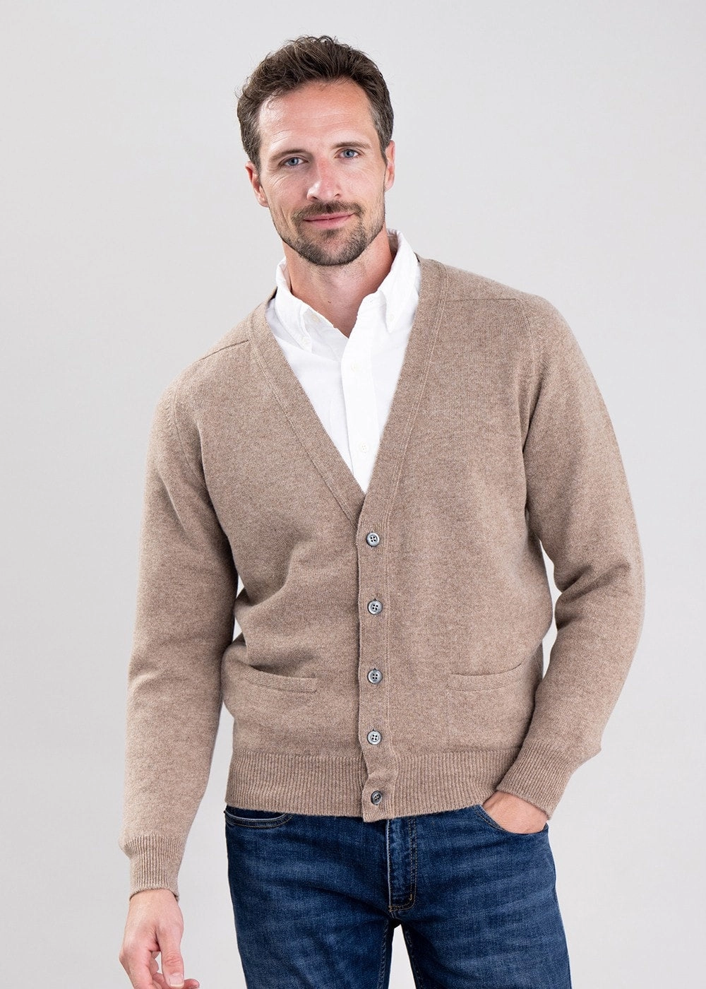Trending Hot Deal Leven 2 Ply Lambswool Cardigan
