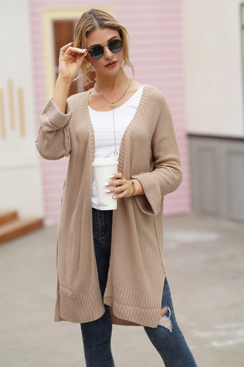 Open Front Long Sleeve Cardigan Price Drop Alert