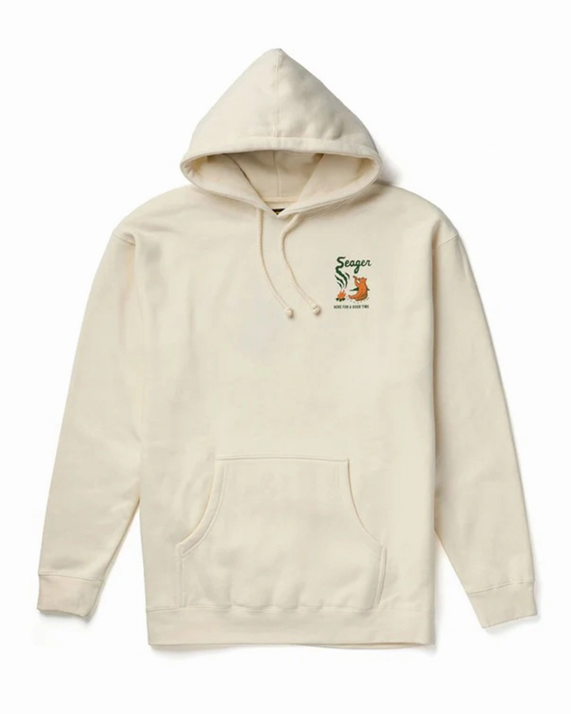 Clearance Steal Today Smokey Mid-Weight Hoodie - Bone