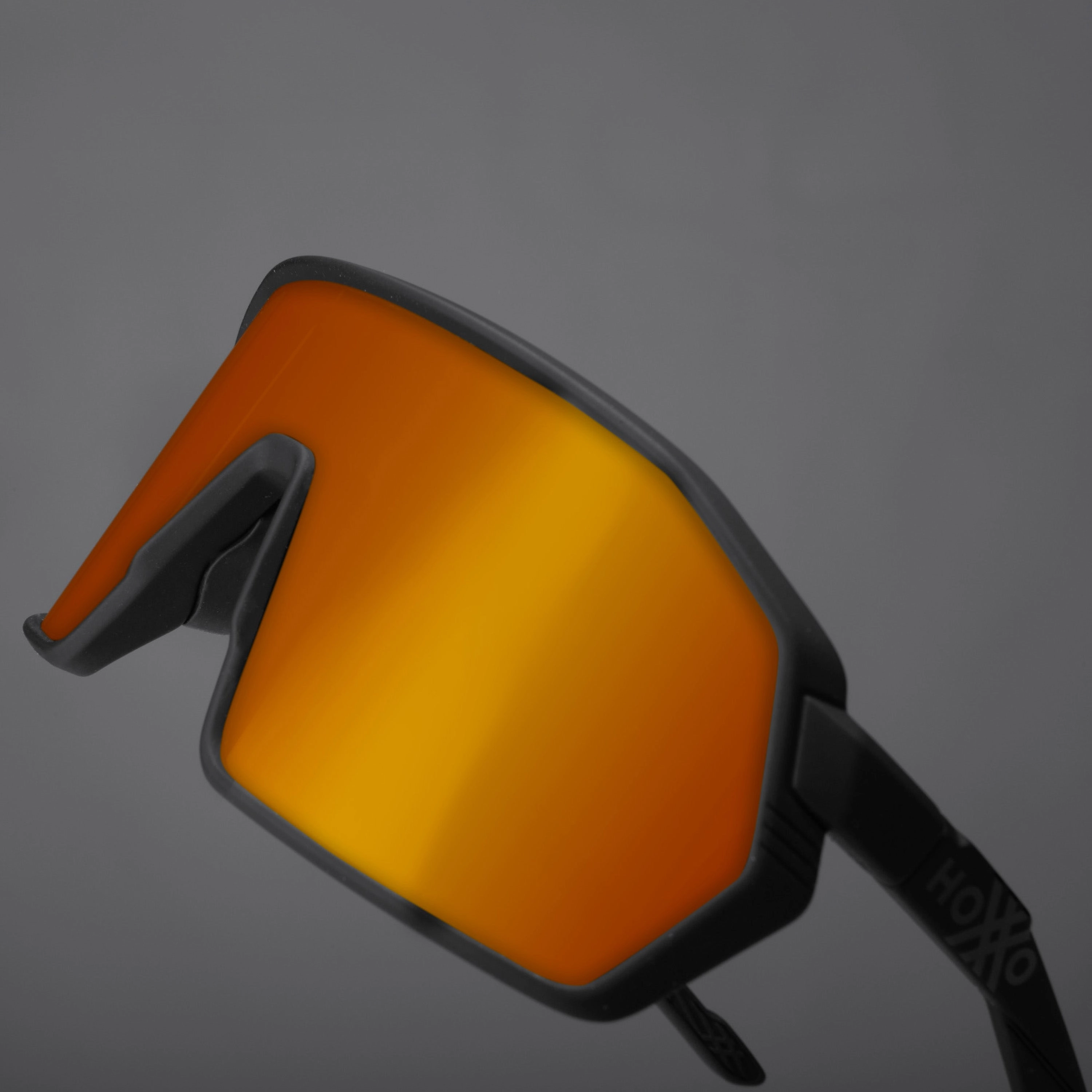 Hoxxo Tephra glasses orange lens - Matte black 