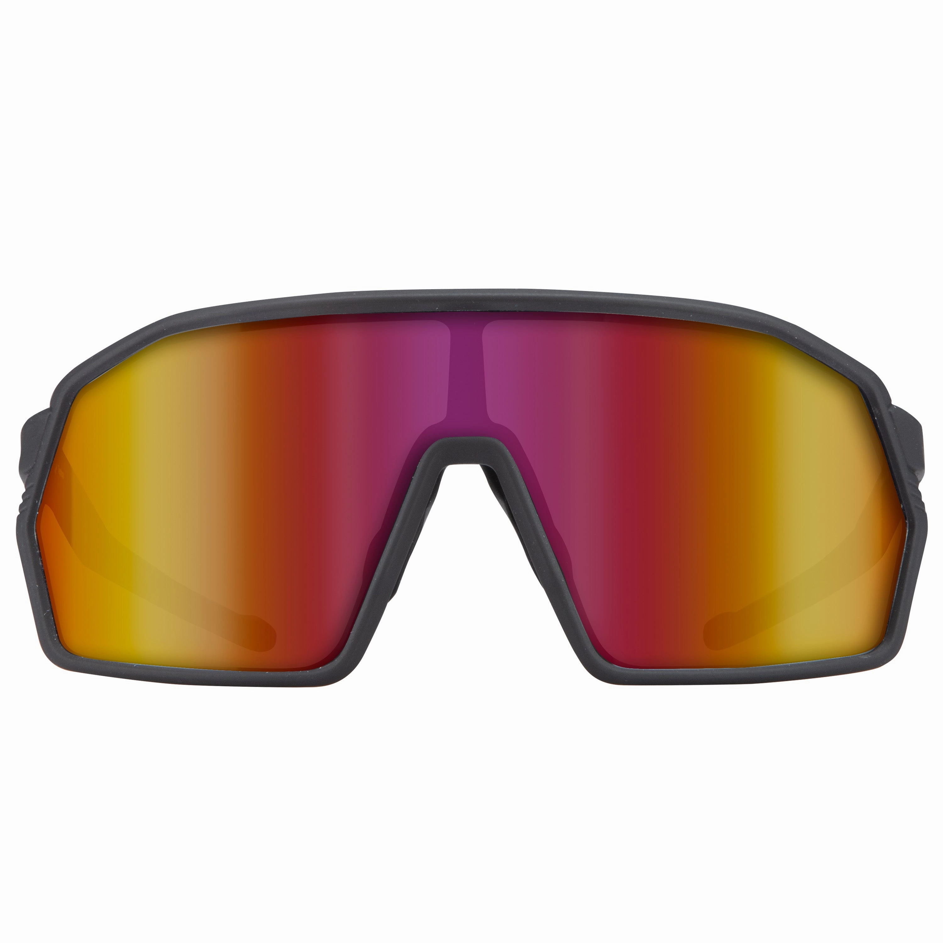 Hoxxo Tephra glasses with red lens - Matte black 