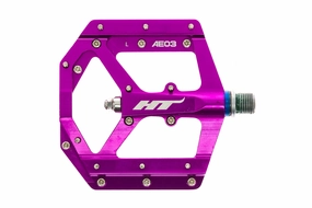 HT AE03 Flat Pedals Purple