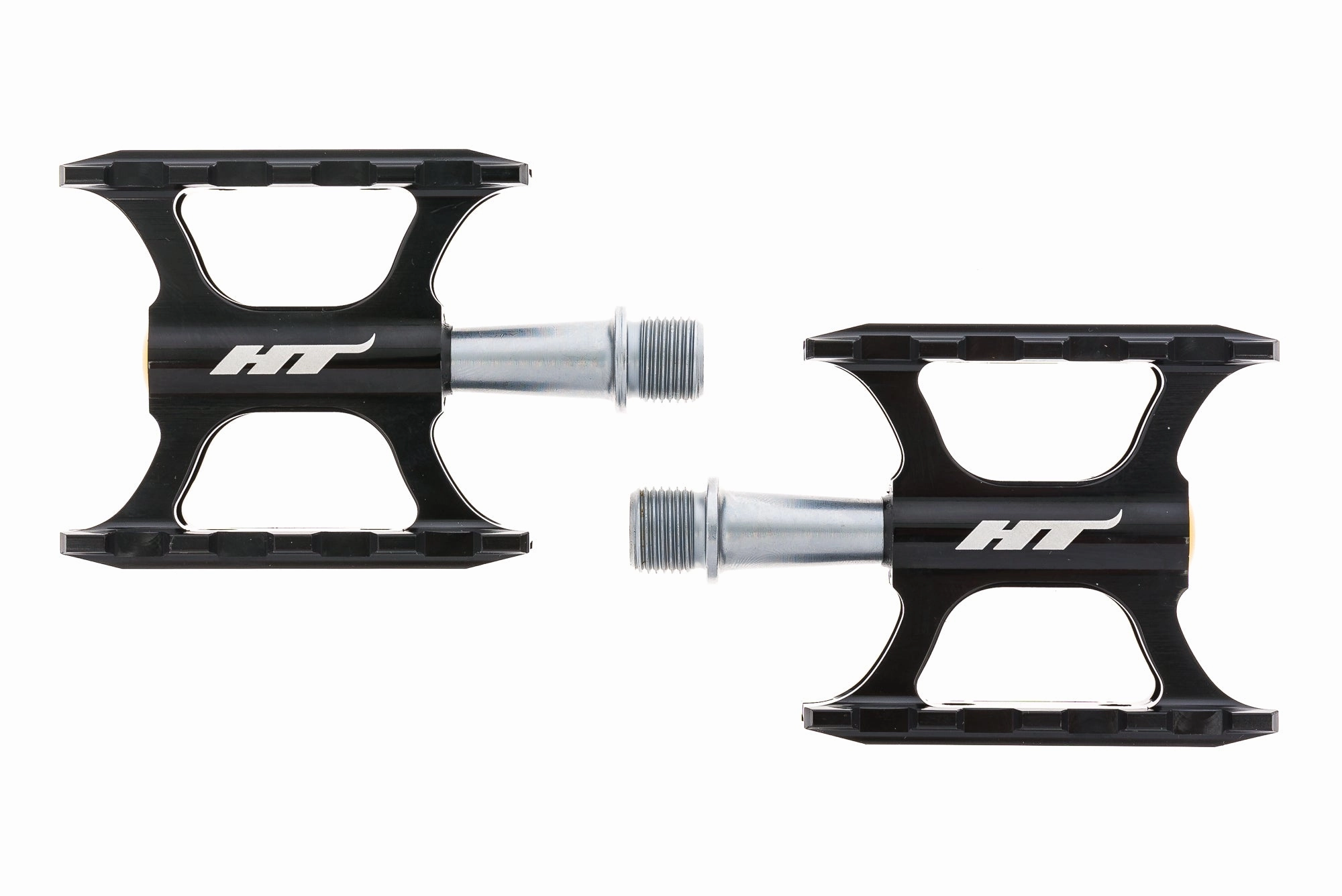 HT Components Cheetah Compact AR01 Pedals Black/Gold Cap 9/16"