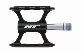 HT Components Cheetah Compact AR01 Pedals Black/Gold Cap 9/16"