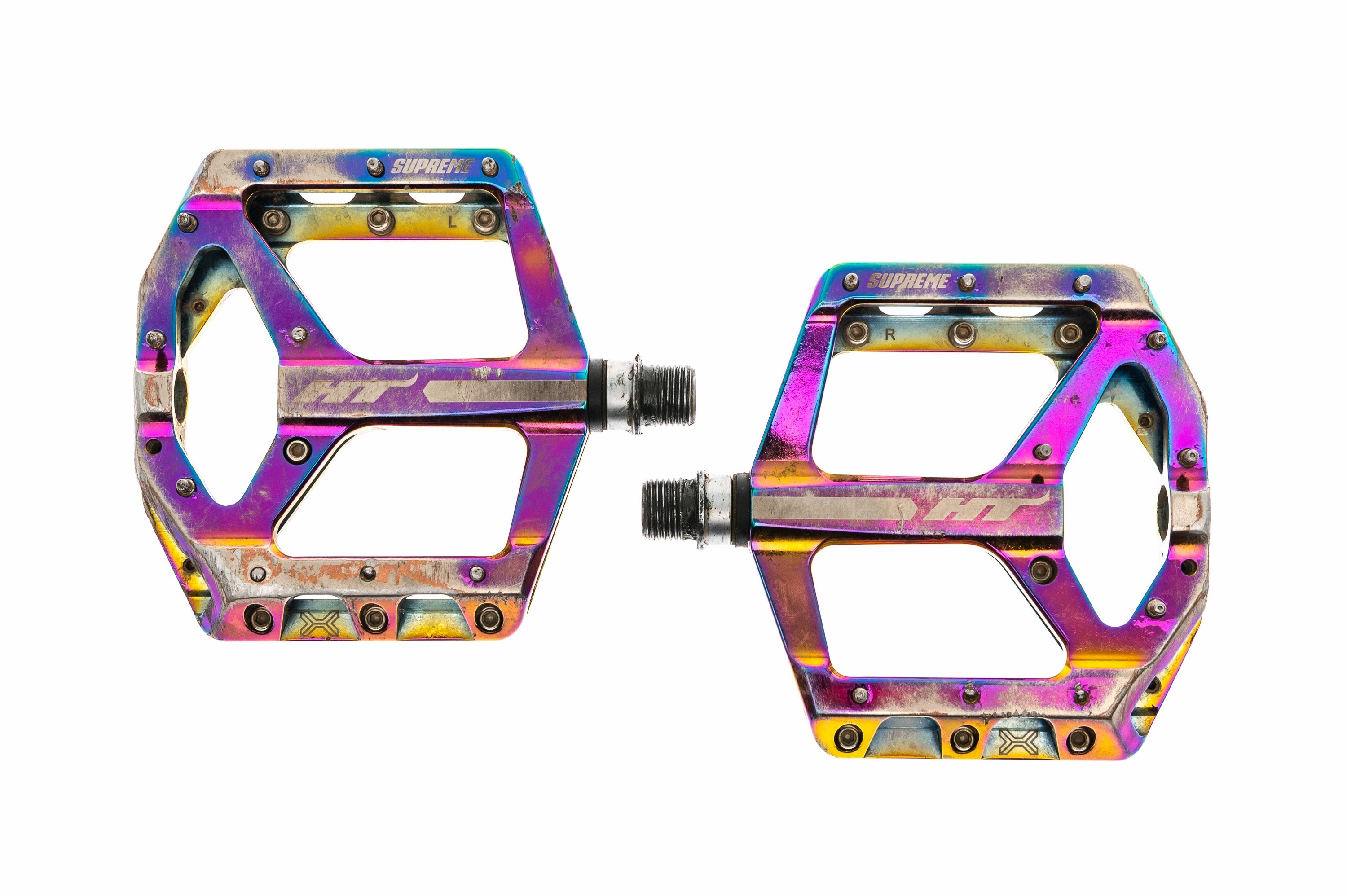 HT Supreme Oil Slick Pedals Platform