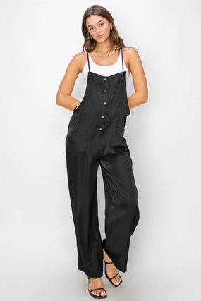 Hyfve Half Button Sleeveless Straight Jumpsuit Shop Today Save