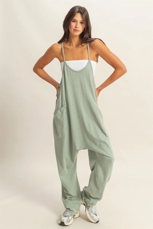 Hyfve Relaxed Fit Mineral Washed Overalls With Pockets Limited Stock Hot Deal Clearance Sale Now