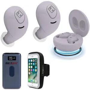 Ihome Hm-Au-Be-200-Pu Ihome Xt-59 True Wireless Earbuds, Purple W/ Accessories Bundle Hot Deals Today Shop Grab Savings