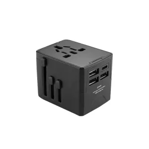 World Travel Adaptor With Type C Port Hot Offer Frenzy