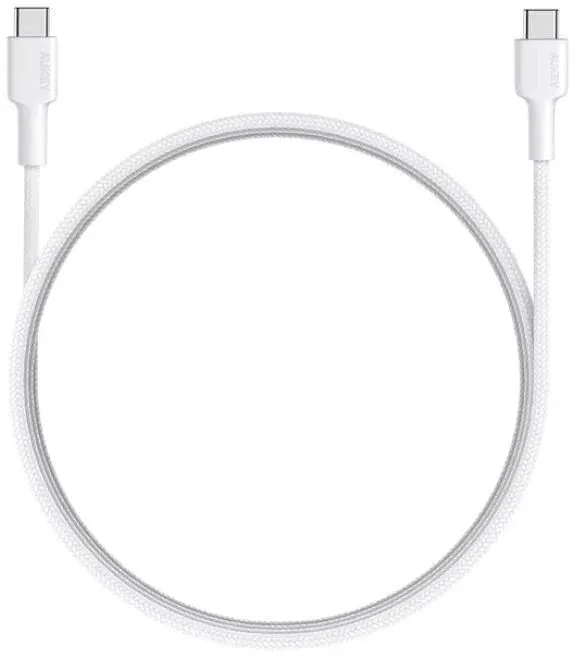 Aukey Cb-Cd45 Usb-C To Usb-C Cable 0.9M White EndofWeek Deals Shop Save Today