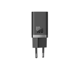 Baseus Gan5 Pro Fast Charger C C 40W Eu Black Todays Mega Savings