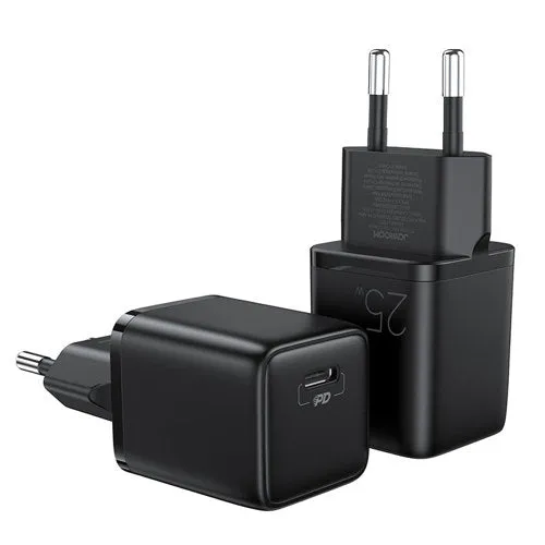 Grab Todays Deal Joyroom L-P251 Mini Fast Usb Type C Pd Charger 25W Eu Plug - Black