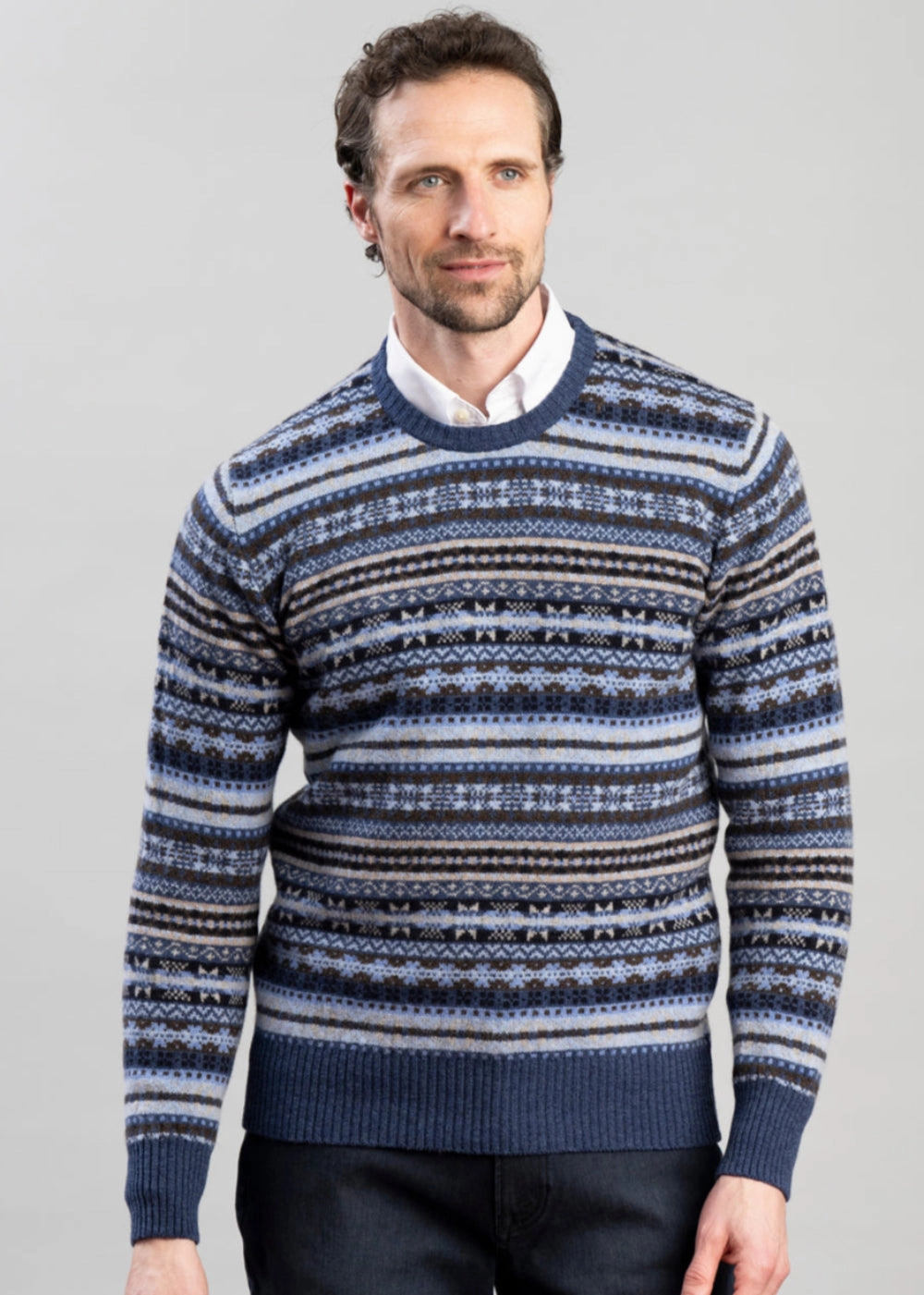 Lambswool Fairisle Crew Gift Sale Event