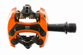 Issi Flash II Pedals Clipless 52.5mm Spindle Orange - Pre-Owned