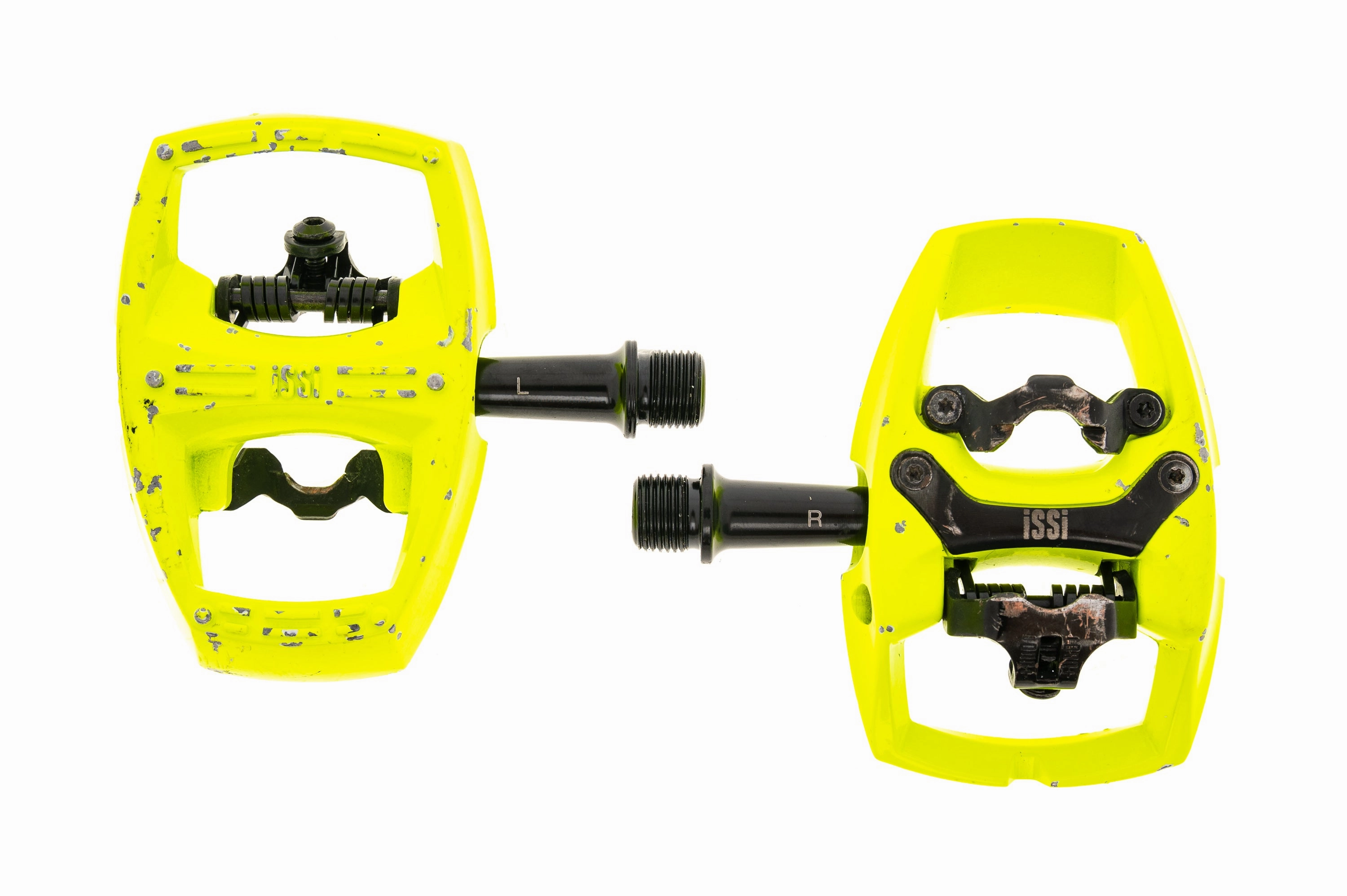 iSSi Flip II Pedals Clipless/Platform Yellow
