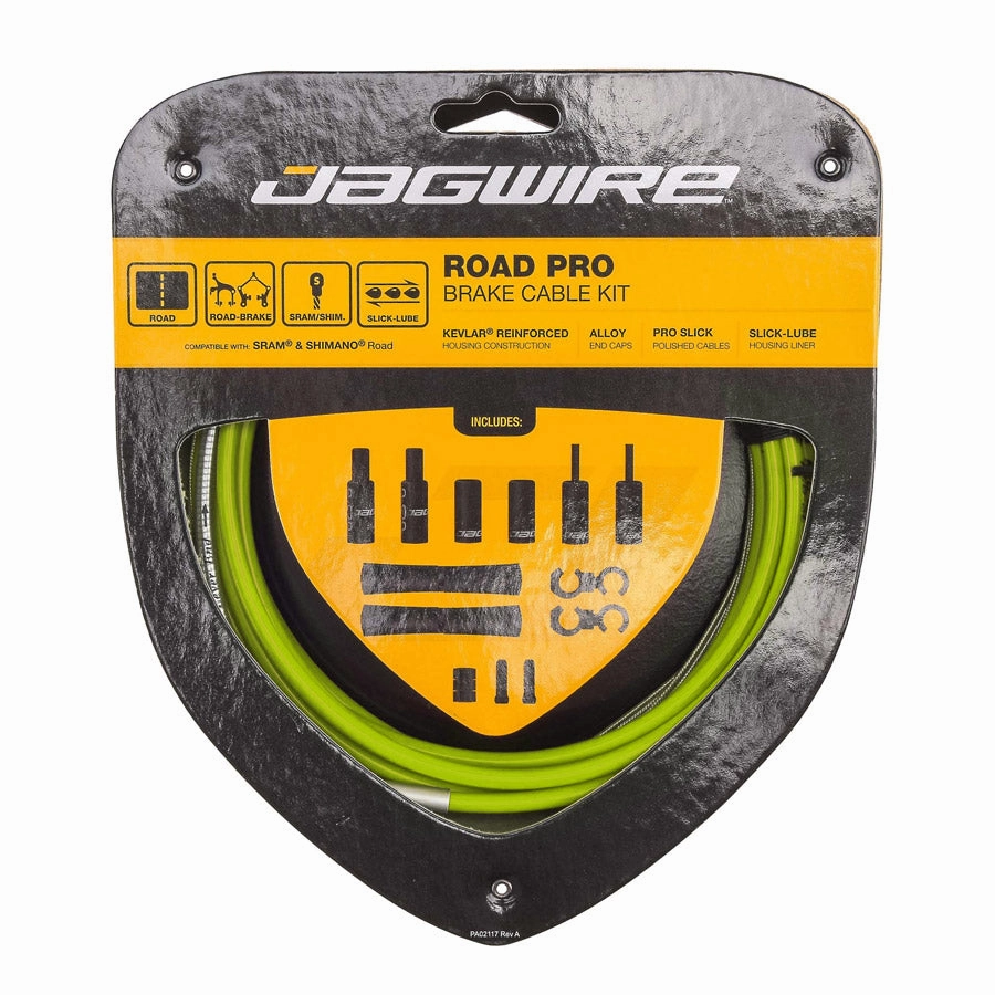 Jagwire Road Pro Brake Cable Kit - Green