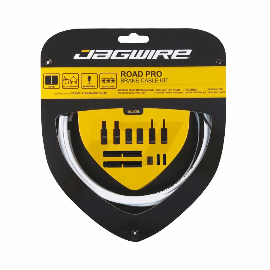 Jagwire Road Pro Brake Cable Kit - White