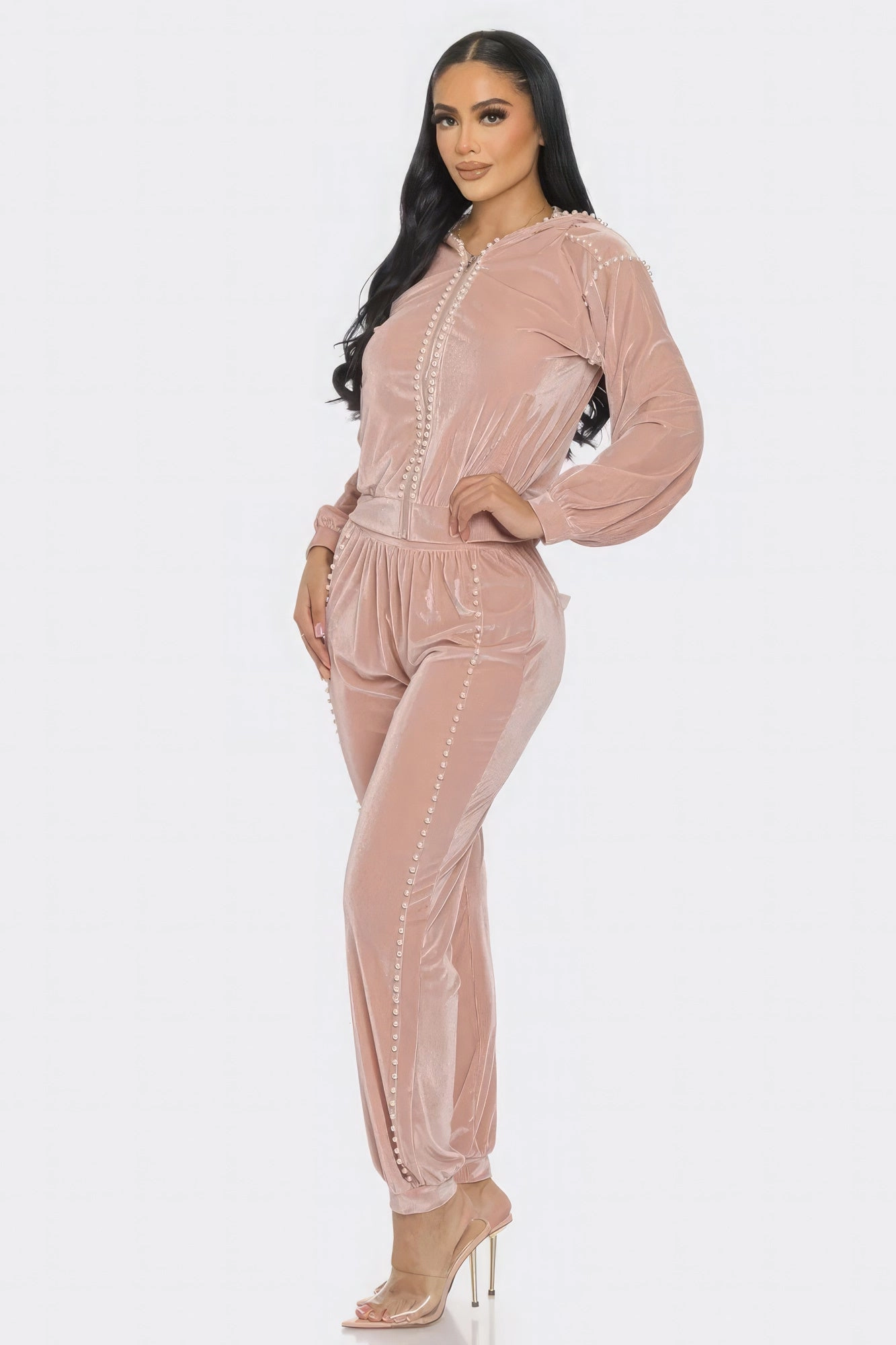 Jogger With Pearls Set Big Hot Sale