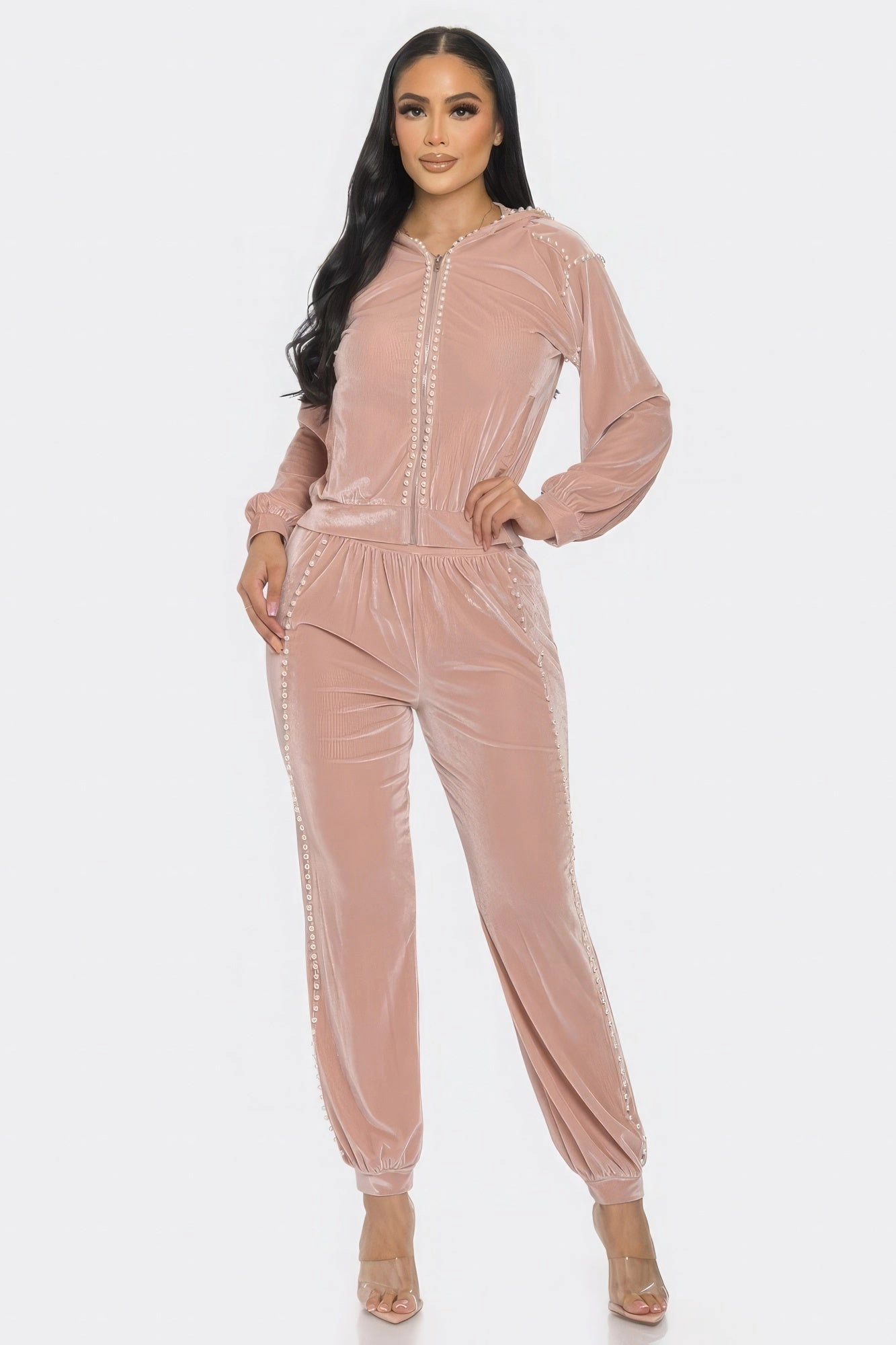 Shop Grab Savings Flash Sale Alert Jogger With Pearls Set