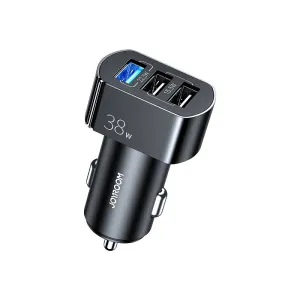Joyroom C-A19 38W 3 Usb Ports Fast Charging Aluminum Alloy Car Charger Special Online Offer Daily Clearance Deal