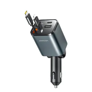 Joyroom Jr-Ccl05 30W 4-In-1 Retractable Cable Car Charger Special Deals Online