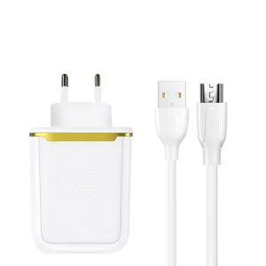 Clearance Savings Now Joyroom L-2A12Z 2 Port Wall Charger With Usb Cable