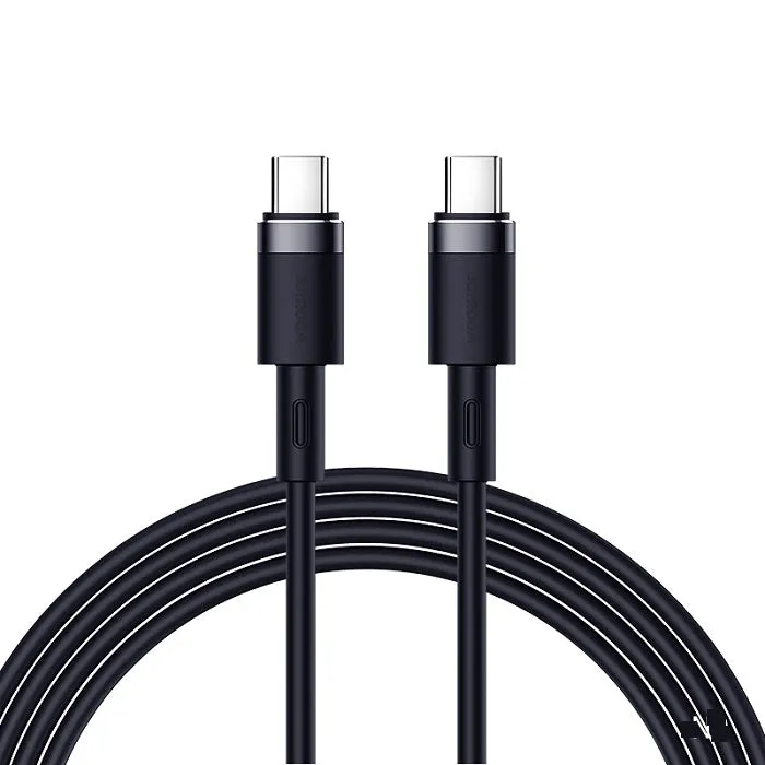 Today Only Offer Joyroom S-1230N9 Type-C To Type-C Liquid Silicone Data Cable 1.2M Black