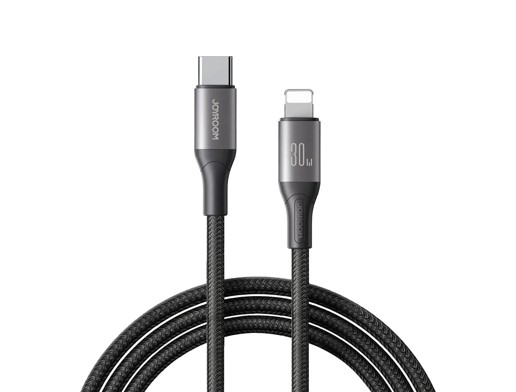 Joyroom S-A28 30W Fast Charging Data Cable Braided Type C To Lightning 2M Todays Mega Savings