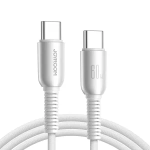 Joyroom S-A51 60W Fast Charging Type-C To Type-C Cable 1.2M Light Grey Today Only Discount