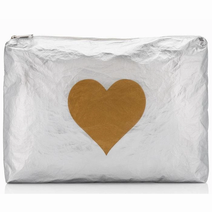 Grab Your Hot Pick Mega Savings Now Jumbo Zipper Pack Navy With Gold Heart