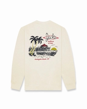 Grab It Now Katin X Jack'S North Side Crewneck Sweatshirt - Natural