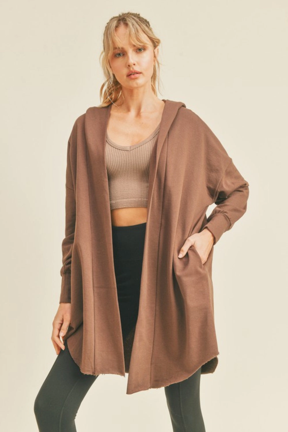Clearance Alert Now Limited Stock Alert Kimberly C Open Front Longline Hooded Cardigan