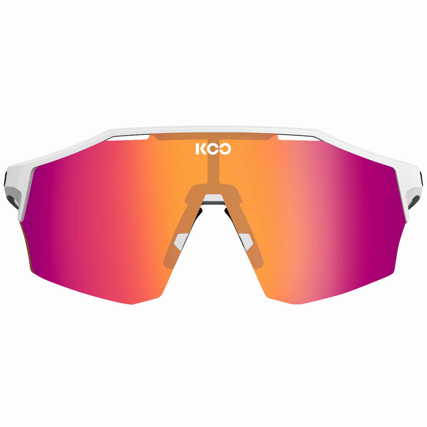 KOO Alibi sunglasses - White Matt Fuchsia Photo