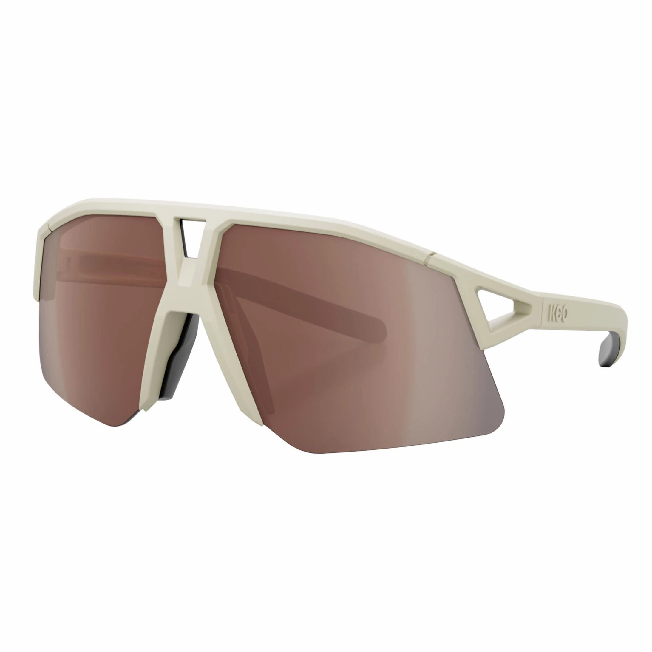 KOO Hype sunglasses - Almond White Matt Brown