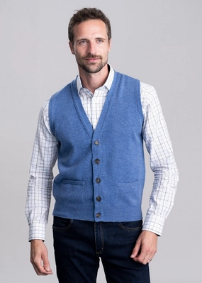 Lambswool 2 Ply Waistcoat Mega Discount Event