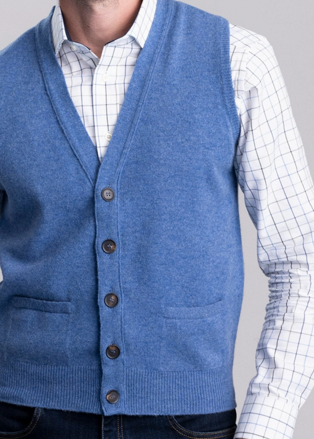 Unmissable Deal Today Lambswool 2 Ply Waistcoat