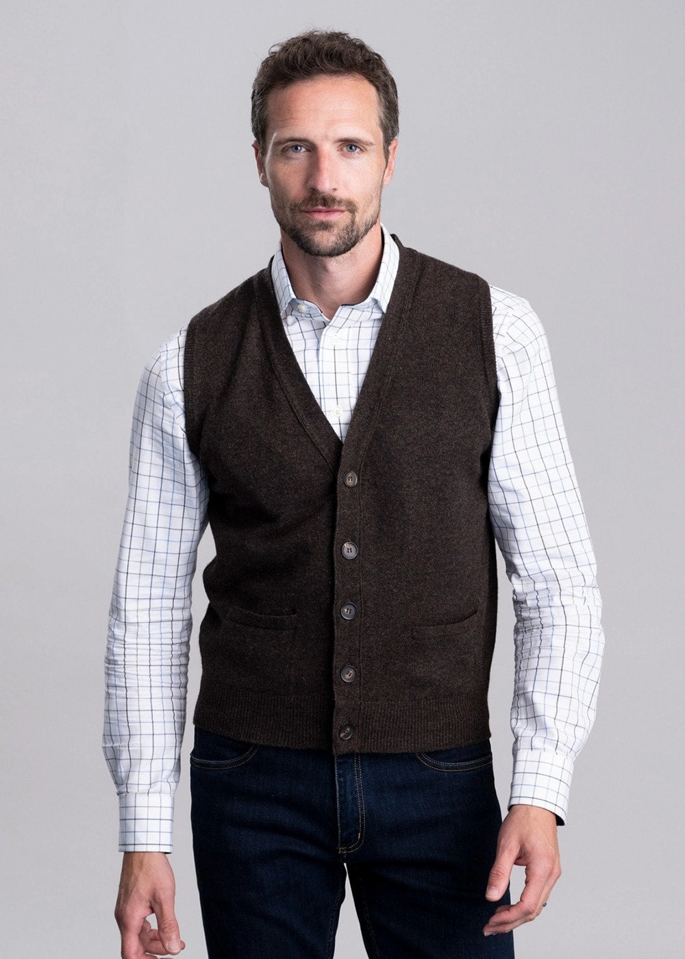 Shop the Best Deals Lambswool 2 Ply Waistcoat