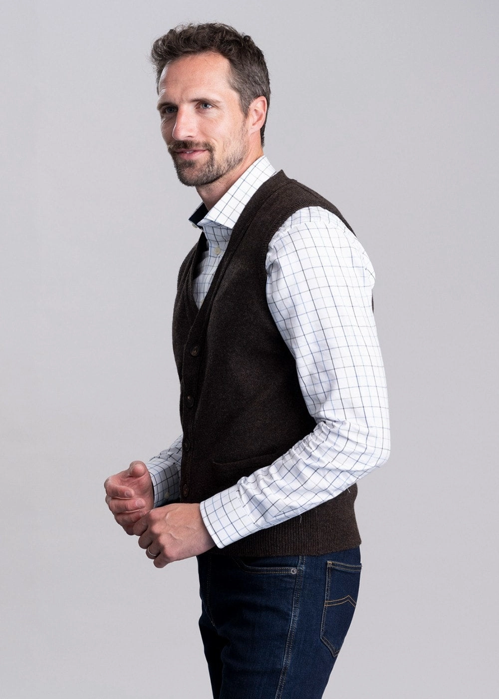 Hot Pick Sale Special Savings Today Lambswool 2 Ply Waistcoat