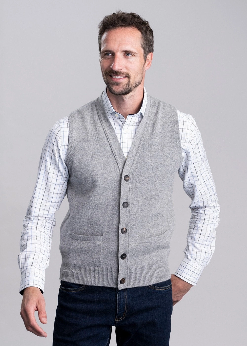 Lambswool 2 Ply Waistcoat Exclusive Savings Event Limited Time Hot Deal