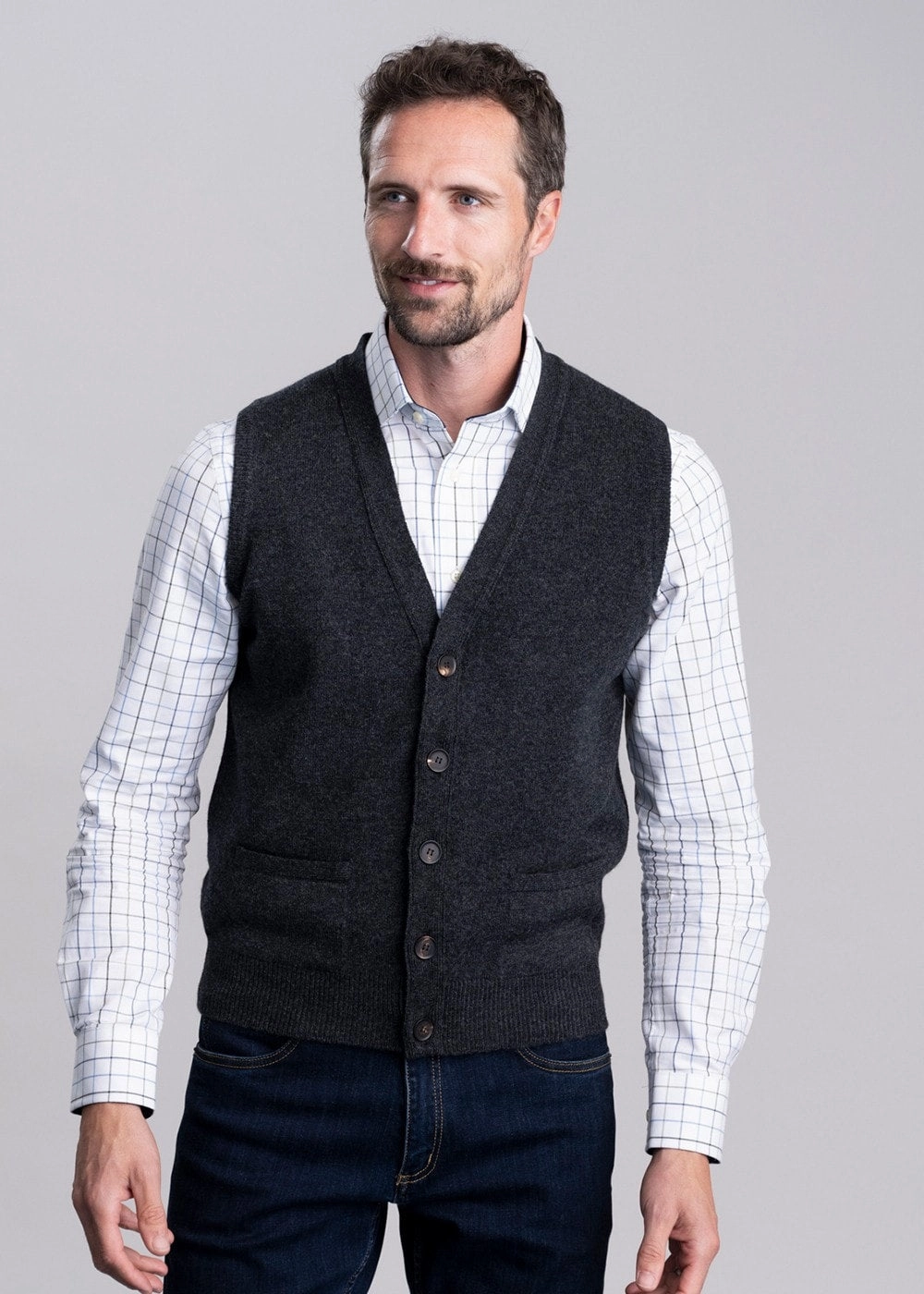 Lambswool 2 Ply Waistcoat Mega Online Discount Todays Steal