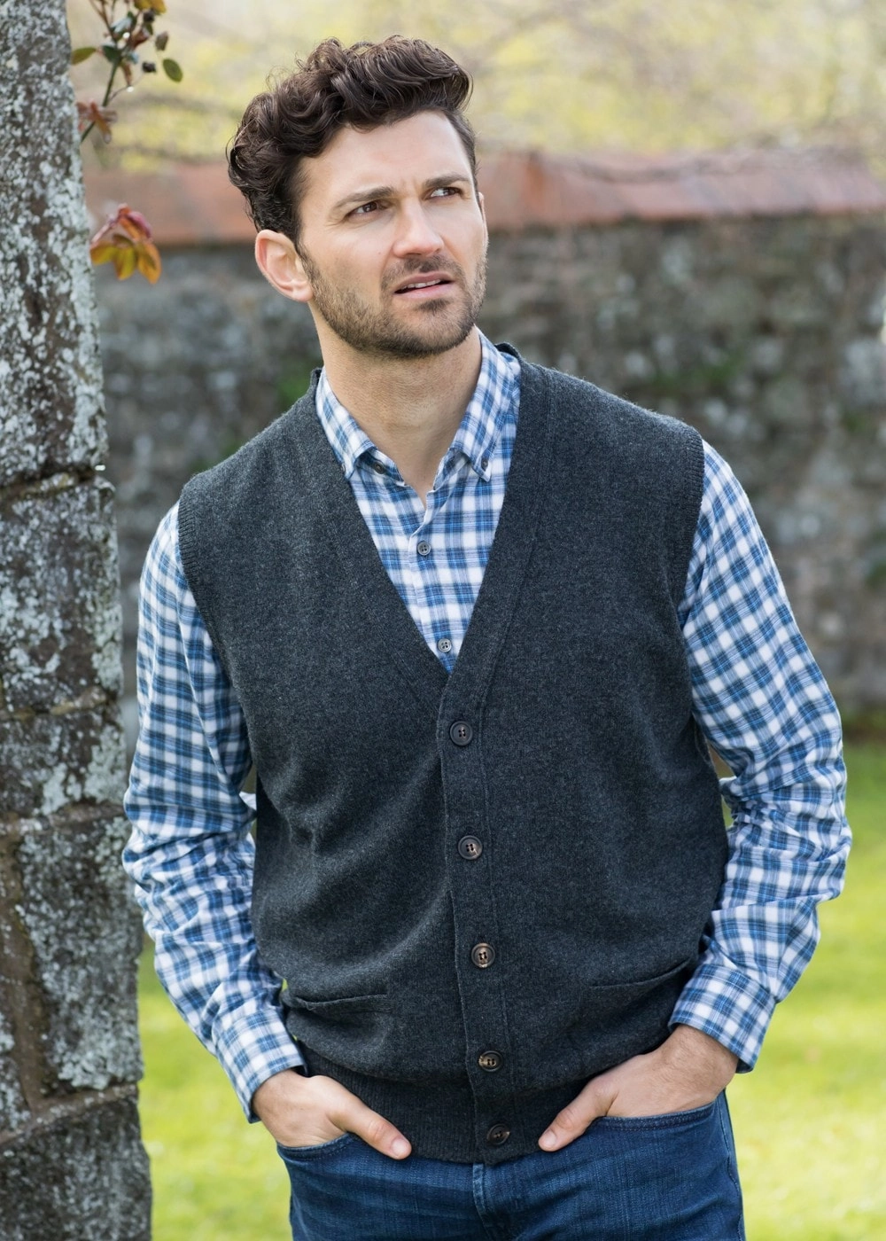 Best Deal Online Lambswool 2 Ply Waistcoat