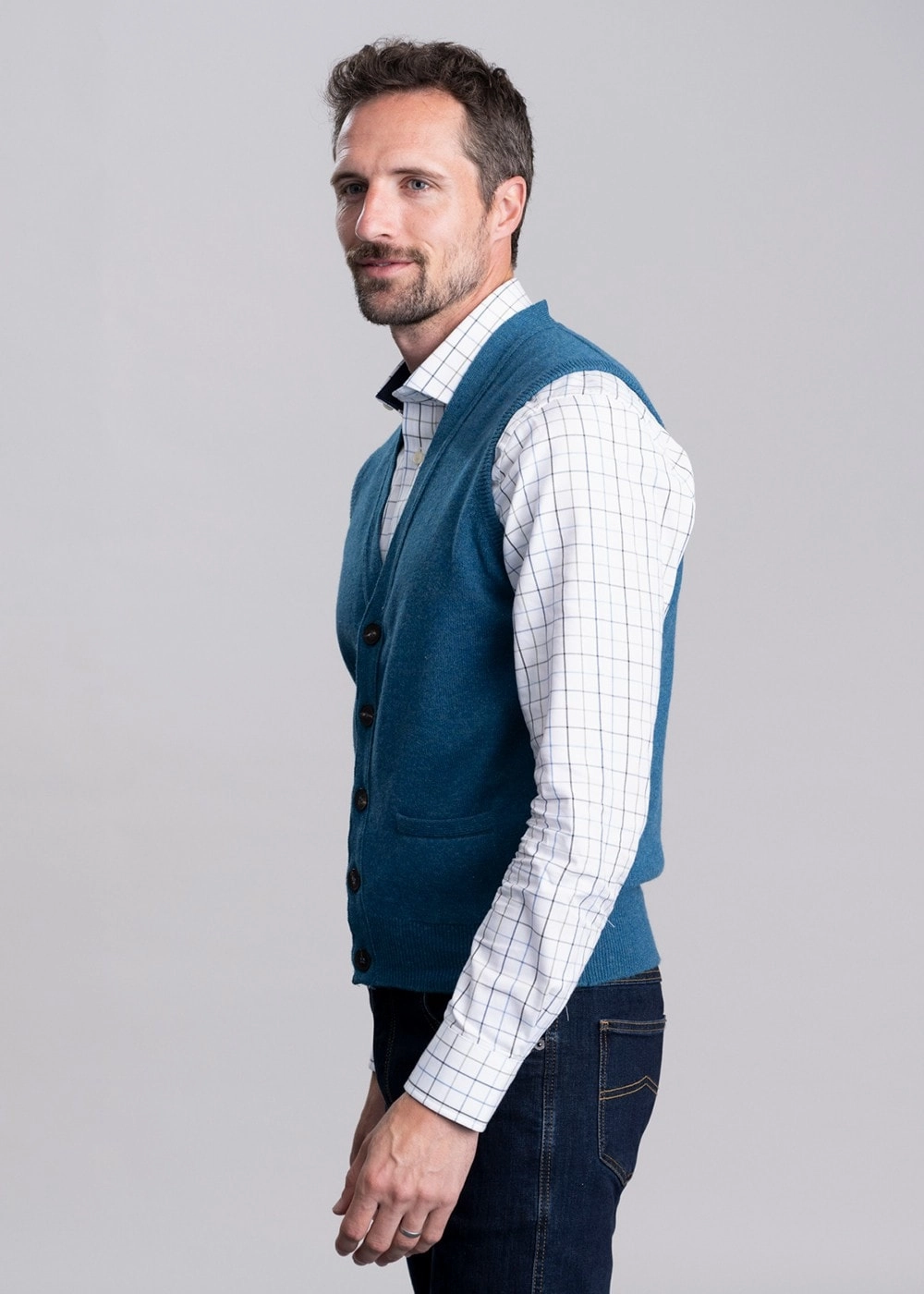 Instant Hot Deal Todays Best Deal Lambswool 2 Ply Waistcoat