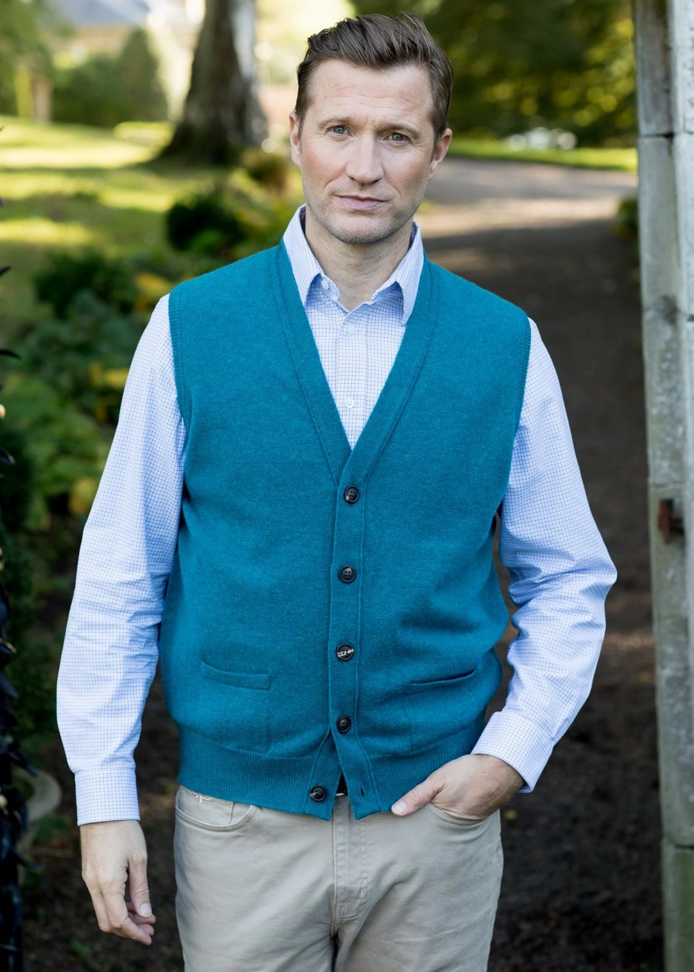 Special Online Offer Flash Deal Today Lambswool 2 Ply Waistcoat