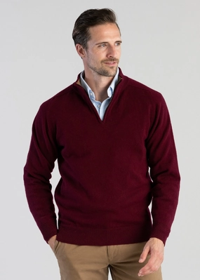 Lambswool 2 Ply Zip Neck Dont Miss This Steal Mega Discount Today