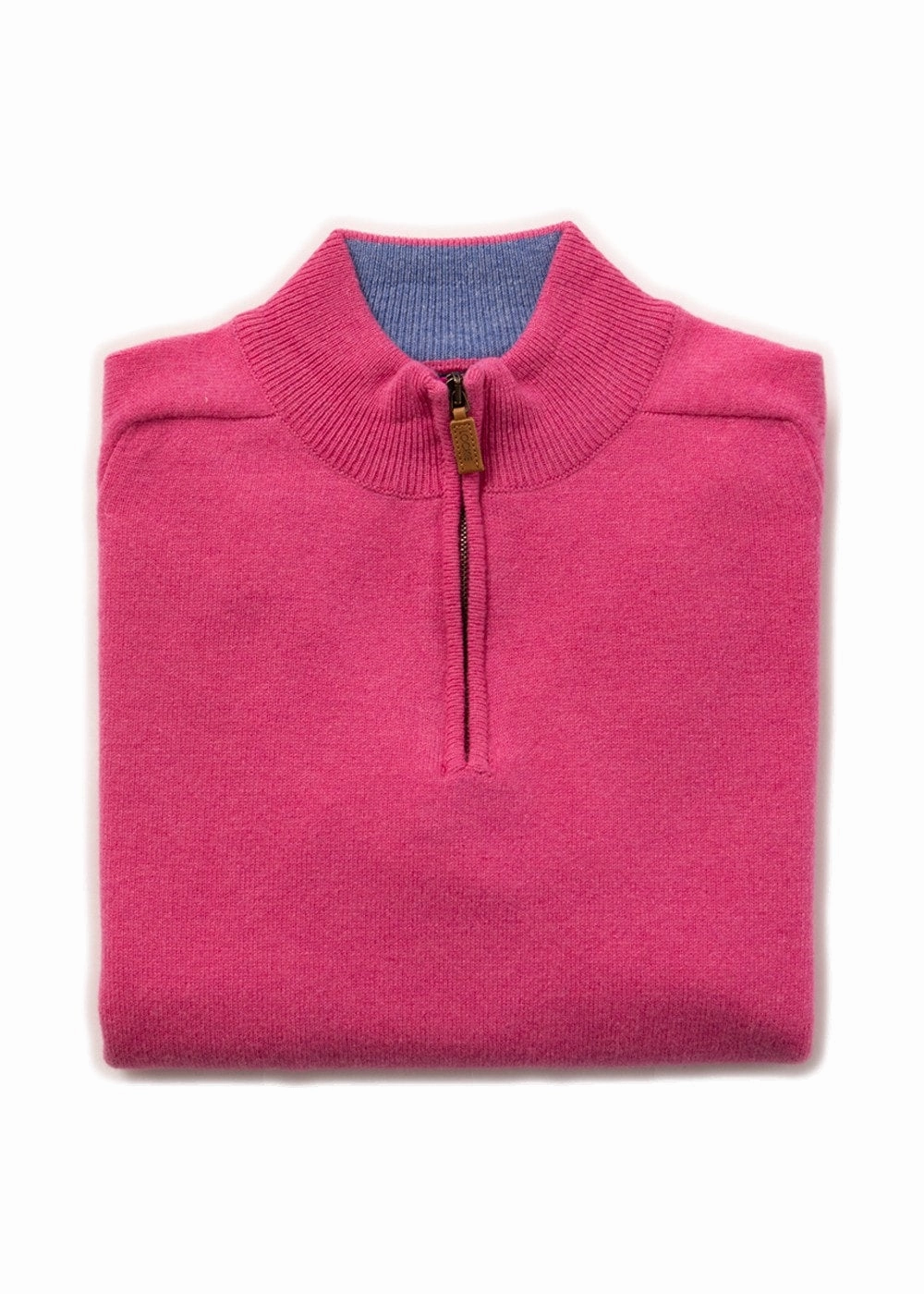 GiftWorthy Sale Online Exclusive Savings Lambswool 2 Ply Zip Neck