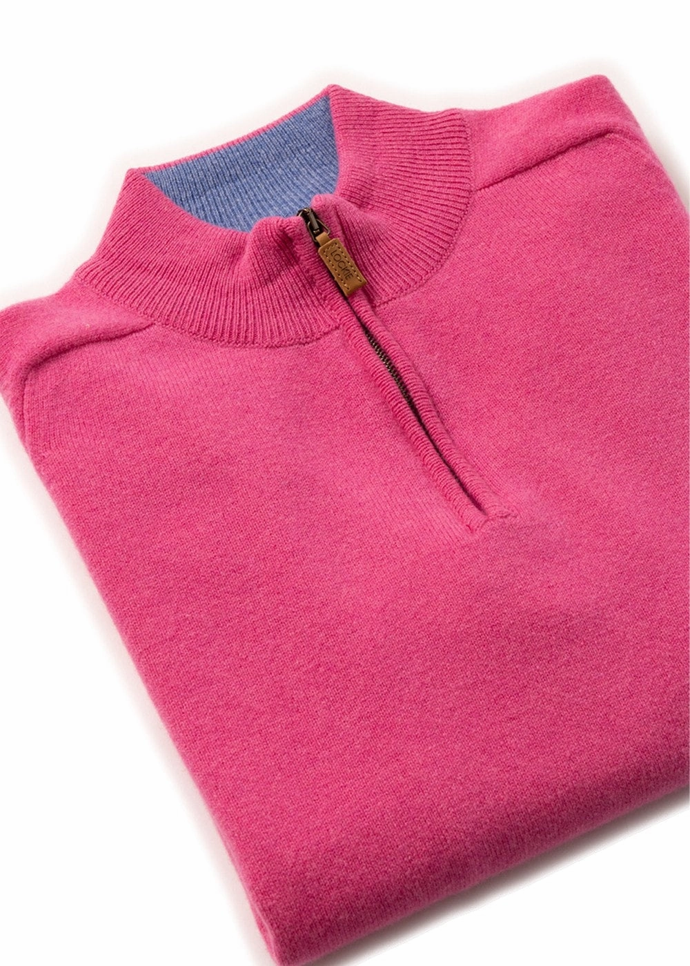 Today Only Special Lambswool 2 Ply Zip Neck