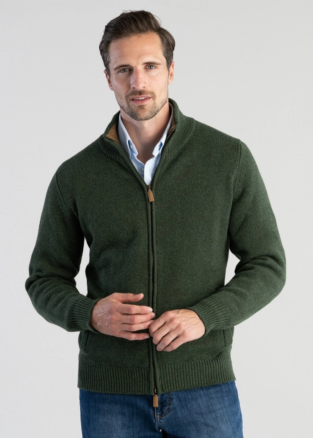 Deal of the Day Best Deal Alert Lambswool 4 Ply Plain Jacket